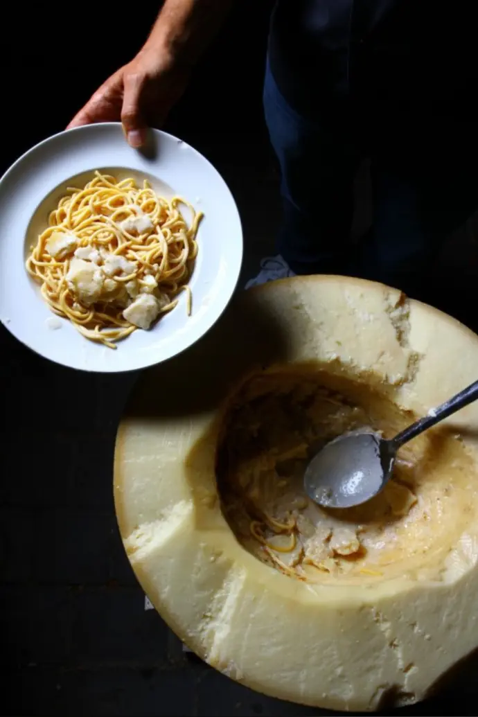 Spaghetti au parmesan
